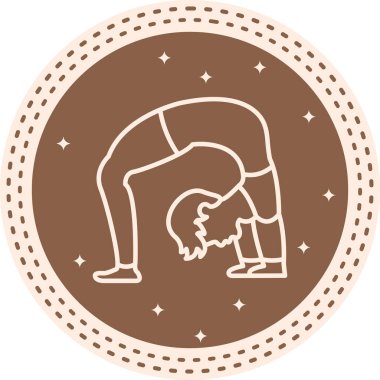 Tekerlek Pozu Sofistike Özel Vektör Sanatı Nesnesi