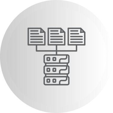 veri simgesi vektör illüstrasyon tasarımı