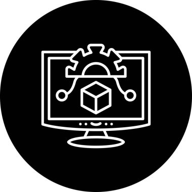 Algoritma modern simgesinin vektör çizimi