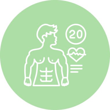 Kas ağı simgesi vektör illüstrasyonu