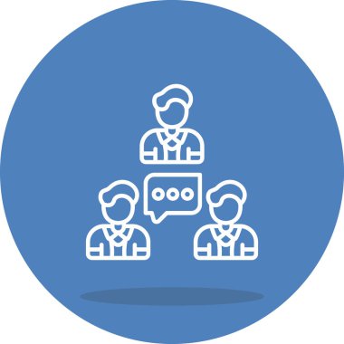 İletişim web simgesi vektör illüstrasyonu