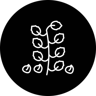 Nohut yaprakları Belirgin Vibrant Dijital Grafik Özelliği