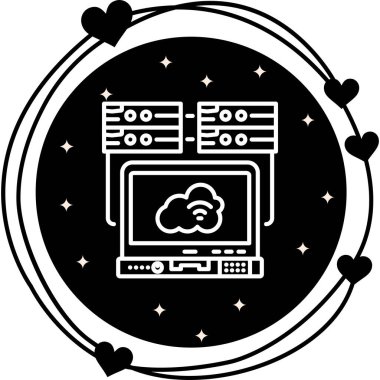 Yapay Zeka Çizgisi Simgesi Basit Görüntü Beyaz Arkaplanda İzole Edildi