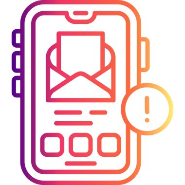 Uyarı Ağ ikonu vektör illüstrasyonu