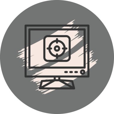hedef web simge vektör çizim