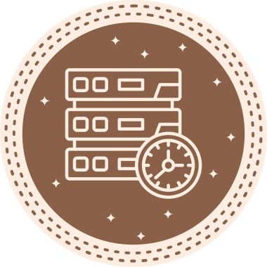 Sunucu Trafik Ayrı Modern Dijital Tasarım Elemanı