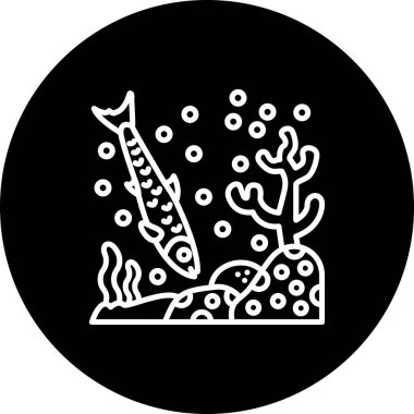 Ançüez ağ simgesi vektör illüstrasyonu