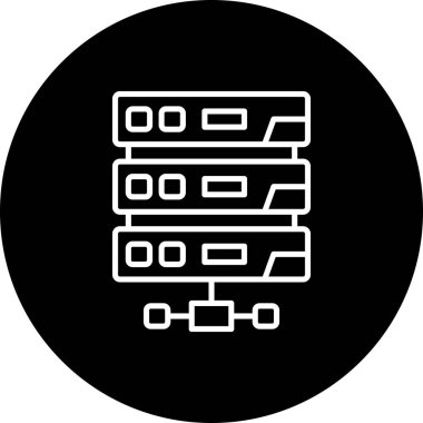 Sunucular Sofistike Özel Vektör Sanat Nesnesi