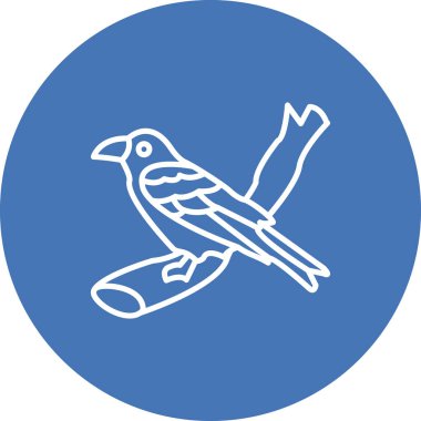 Genel Kuzgun simgesi vektör illüstrasyon tasarımı