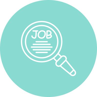 Büyütme cam ağ ikonu vektör illüstrasyonu