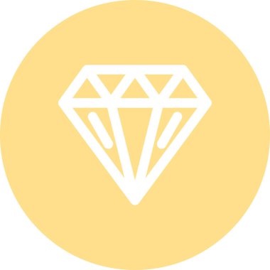 elmas satırı simgesi, vektör çizim