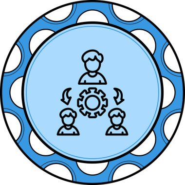 Third Party web icon vector illustration