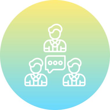 İletişim web simgesi vektör illüstrasyonu