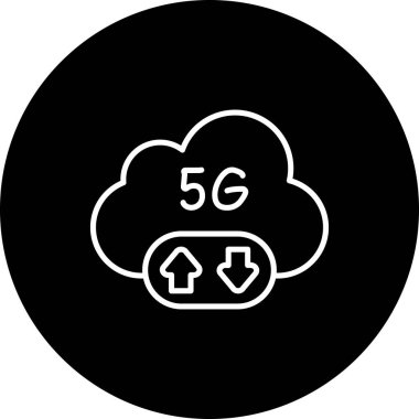 Bulut Yaratıcı Minimum Vektör Sanatı Özelliği