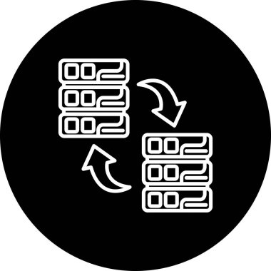 veri simgesi vektör illüstrasyon tasarımı