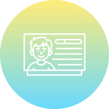 Müşteri Kartı Yüksek Kaliteli Ölçeklenebilir Vektör İllüstrasyonu