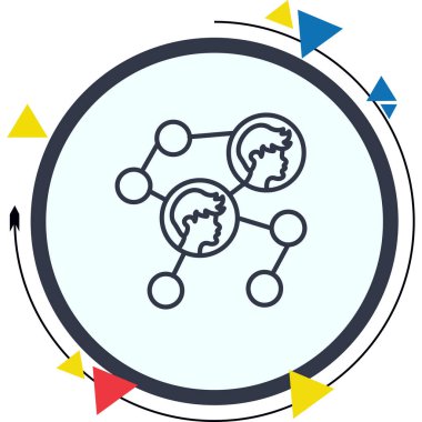 Sosyal Ağ Stili İşlevsel Web Arayüzü Elemanı