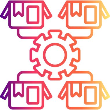 Ürün Yönetimi Zarif Profesyonel Flat Grafik Sembolü