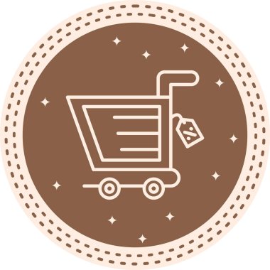 Alışveriş uygulamaları veya seçili tüketici mallarının izlenmesi için web sayfaları için minimalist perakende değeri mükemmel.