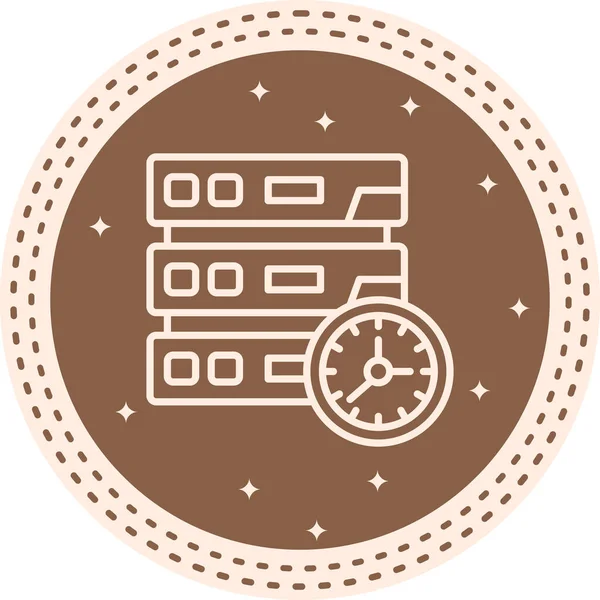 Sunucu Trafik Ayrı Modern Dijital Tasarım Elemanı