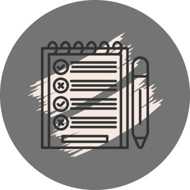 Proje web simgesi vektör illüstrasyonu