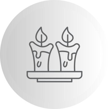 mum ağ ikonu vektör illüstrasyonu