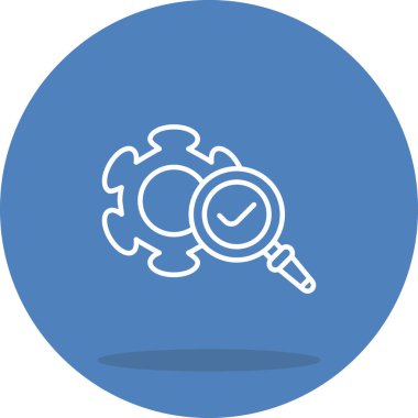 araştırma web simgesi vektör illüstrasyonu