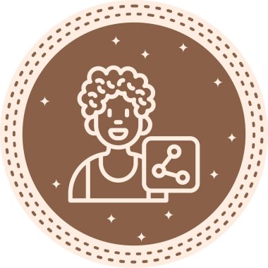 Web simge vektör çizim paylaşmak