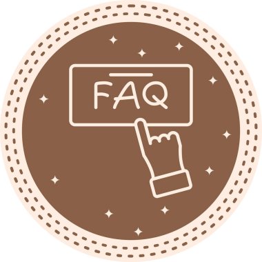 Faq Yüksek Çözünürlüklü Sanat Sembolü