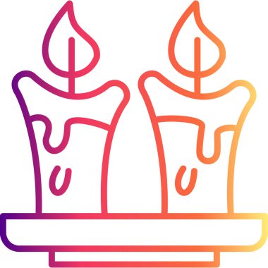 mum ağ ikonu vektör illüstrasyonu