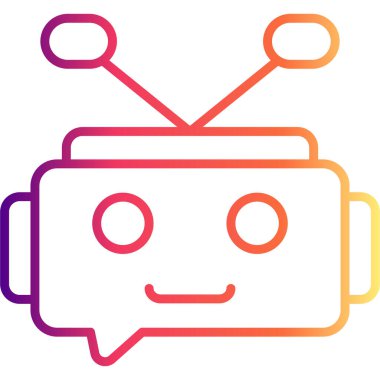 Sohbet robotu yardımcı simgesi, çevrimiçi destek