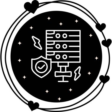 Vekil Güvenlikli Eşsiz Düz Dijital Tasarım Nesnesi