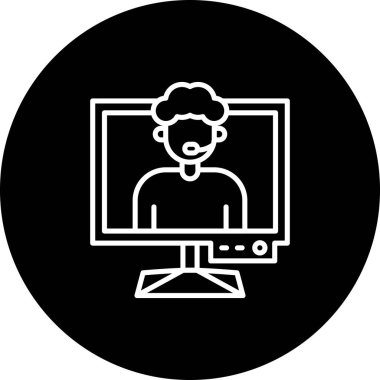 Bir satır simgesi, kulaklık takan kişiyi tasvir ediyor. SSS yardımı