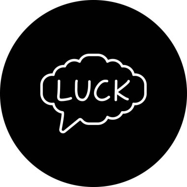 Konuşma balonu çizgisi simgesi, metin basit illüstrasyonlu web etiketi