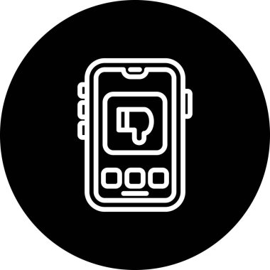 Web simgesi vektör illüstrasyonundan hoşlanmadım