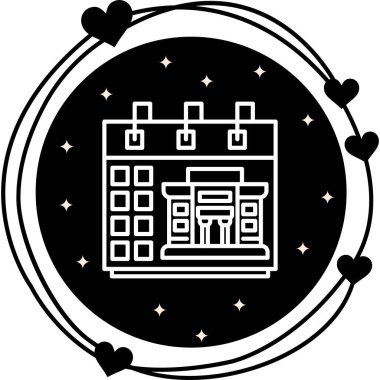 Takvim Modern Dijital Sanat Nesnesi