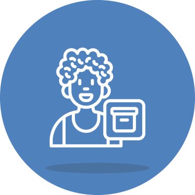 arşiv web simgesi vektör illüstrasyonu