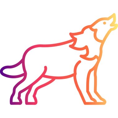 Kurt simgesi vektör illüstrasyon tasarımı