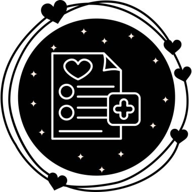 İstek Listesi web simgesi vektör illüstrasyonuna ekle