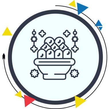 Tatlılar Minimum Düz Yaratıcı Grafik Tasarımı