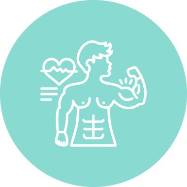 Kas ağı simgesi vektör illüstrasyonu