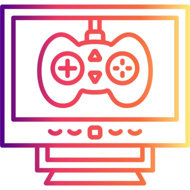 Oyun Ağı simgesinin vektör illüstrasyonu