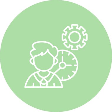 İşçi Rafmed Zarif Vektör Sanat Nesnesi