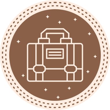 Evrak Çantası'nı web simge vektör çizim