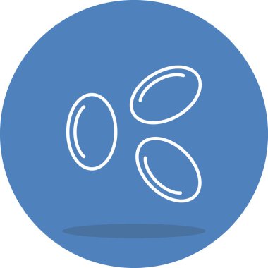 Kırmızı Kan Hücreleri Web simgesi vektör çizimi