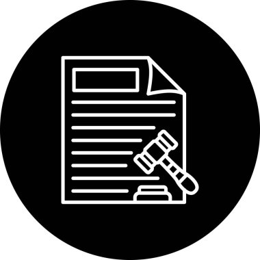 Hukuk Dosyası Yaratıcı Modern Düz Vektör Tasarımı