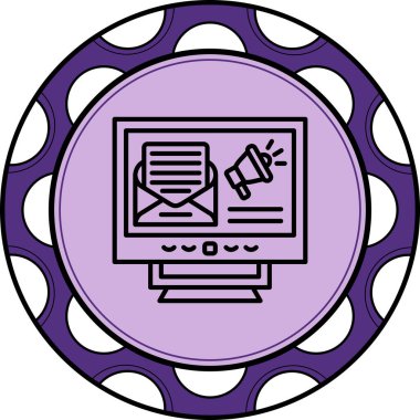 renkli ağ dairesel vektör çizimi