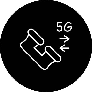 telefon ahizesi simgesi, vektör çizimi basit tasarım