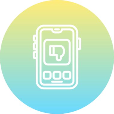 Web simgesi vektör illüstrasyonundan hoşlanmadım