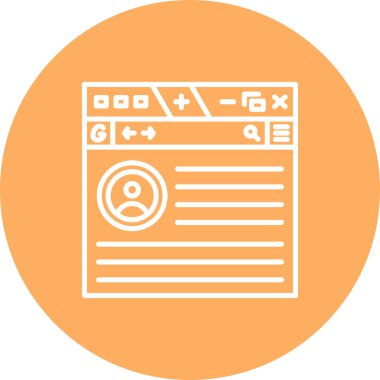 Web Sitesi Profili Profesyonel Asgari Web Tasarımı Düzeni